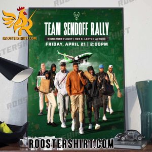 Milwaukee Bucks Team Sendoff Rally Poster Canvas