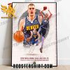 Nikola Jokic Denver Nuggets 20th Triple Double On At Least 60 FG Poster Canvas