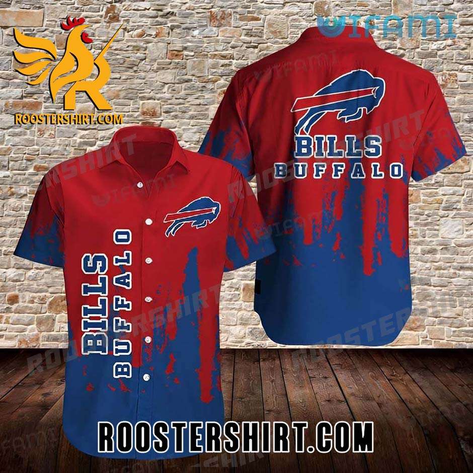 Official Buffalo Bills Hawaiian Shirt Melting Pattern Classic For Bills Fans