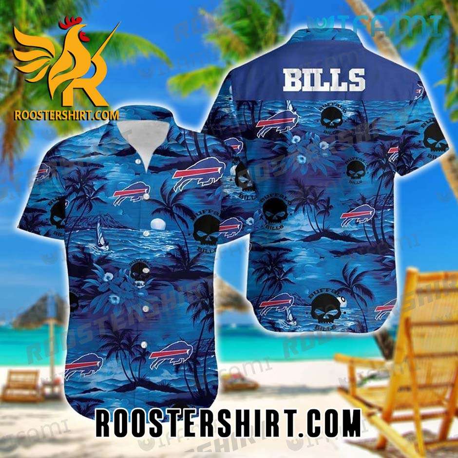 Official Buffalo Bills Hawaiian Shirt Skull Coconut For Bills Fans