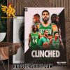 Officially Playoff Bound Boston Celtics NBA Poster Canvas