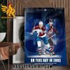 On This Day In 2023 Milan Hejduk Scored His 50 Goals Of The Season Poster Canvas