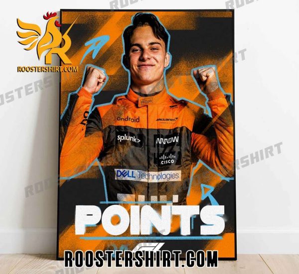 Oscar Piastri McLaren Aus GP 2023 Poster Canvas
