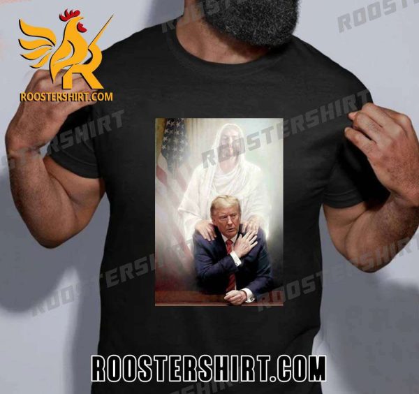President Donald Trump is in good hands keep calm and pray T-Shirt