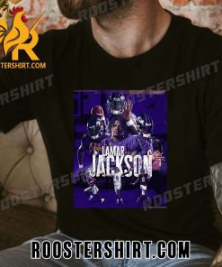 QB Lamar Jackson 8 Baltimore Ravens New Design T-Shirt