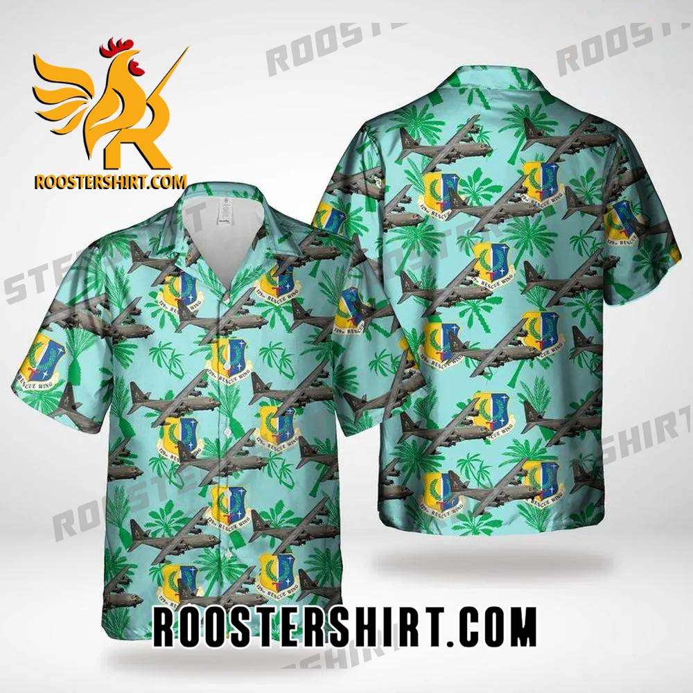 Quality 129th Rescue Wing Lockheed Hc-130 Hawaiian Shirt For Men And Women