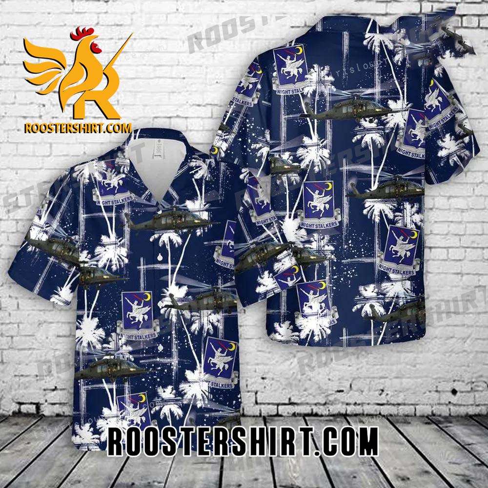 Quality 160th Special Operations Aviation Regiment Sikorsky Uh-60 mh-60m Hawaiian Shirt Outfit