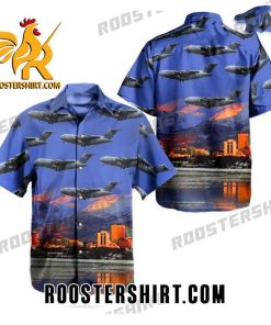 Quality 176th Wing Alaska Air National Guard Boeing C-17a Globemaster Iii Hawaiian Shirt Man