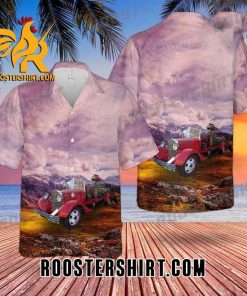 Quality 1929 Chevrolet Firebrigade Button Up Hawaiian Shirt