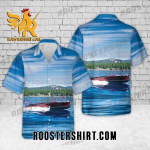Quality 1930 Chris Craft 24ft 103 Runabout Triple Cockpit Raised Deck Hawaiian Shirt Outfit