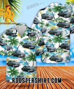 Quality 1950 Pontiac Streamliner De Luxe Sedan Coupe Aloha Hawaiian Shirt