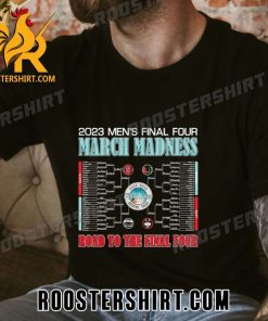 Quality 2023 NCAA Mens Final Four March Madness Bracket Unisex T-Shirt