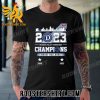 Quality 2023 missourI valley tournament champions drake Bulldog Unisex T-Shirt