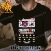 Quality 2023 pac 12 mens basketball tournament champions Arizona wildcats Unisex T-Shirt