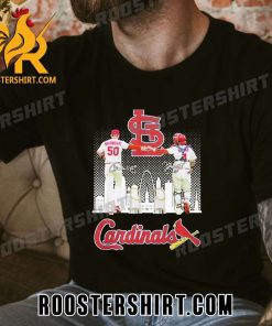 Quality Adam Wainwright And Yadier Molina St Louis Cardinals The Last Show 2023 Signatures Unisex T-Shirt