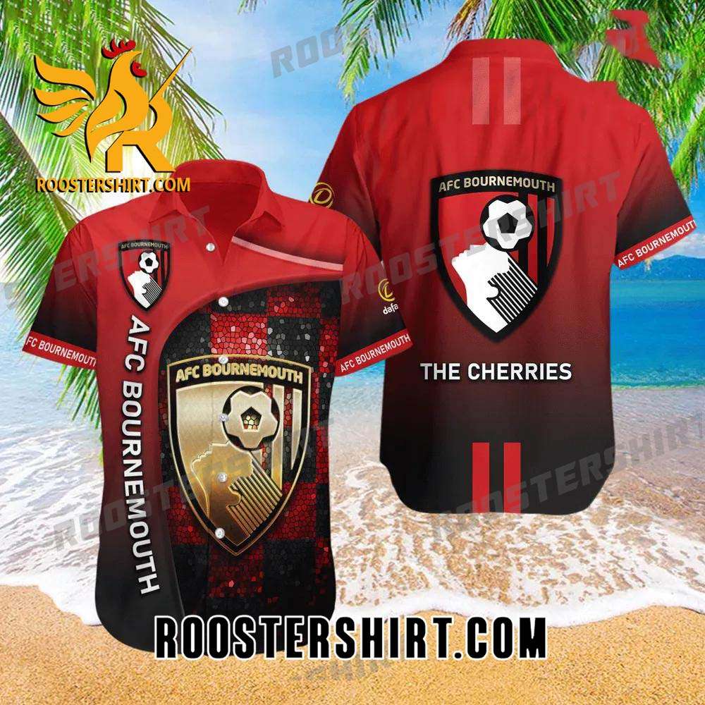 Quality Afc Bournemouth 3D The Cherries Hawaiian Shirt