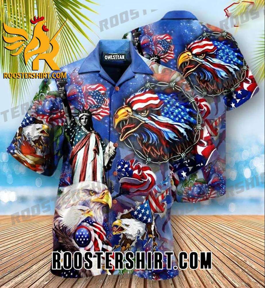 Quality America My Heat Beats True To My Country Patriotism Edition Hawaiian Shirt