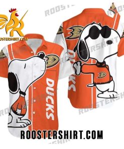 Quality Anaheim Ducks Snoopy Lover 3D Printed Hawaiian Shirt