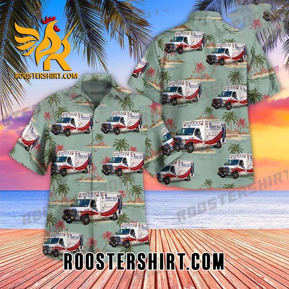 Quality Ardsley Westchester County New York Ardsley-secor Volunteer Ambulance Corps Hawaiian Shirt Outfit