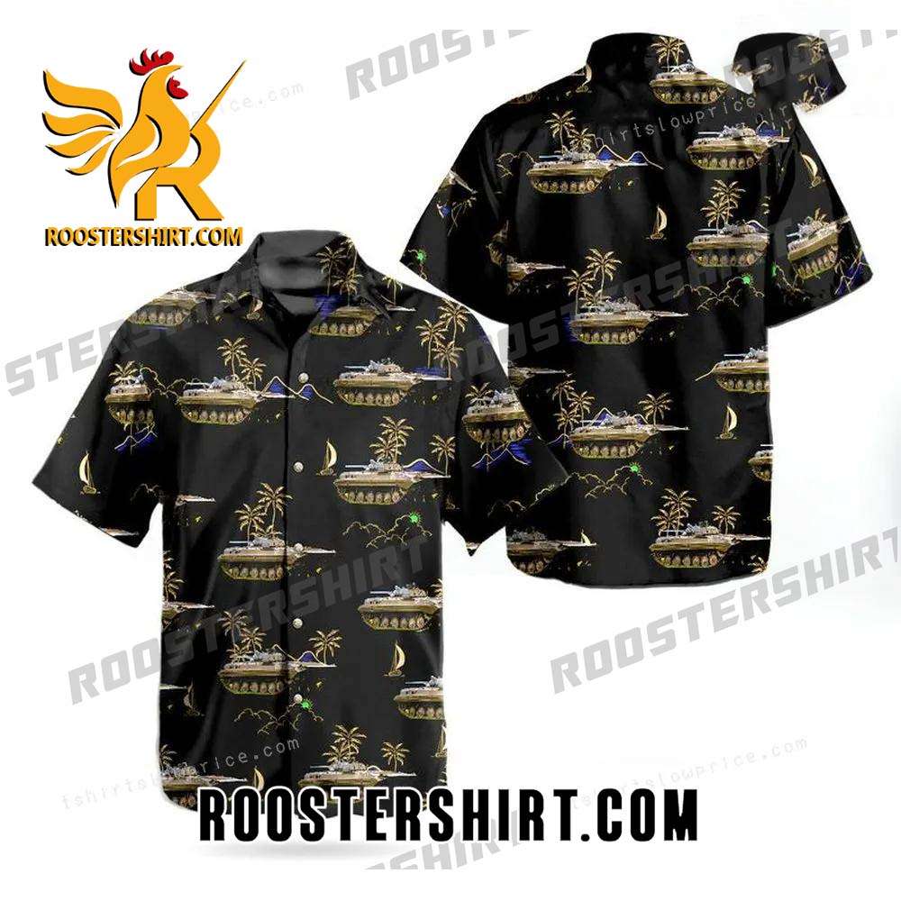 Quality Armada Ceske Republiky Bvp-2 Button Up Hawaiian Shirt