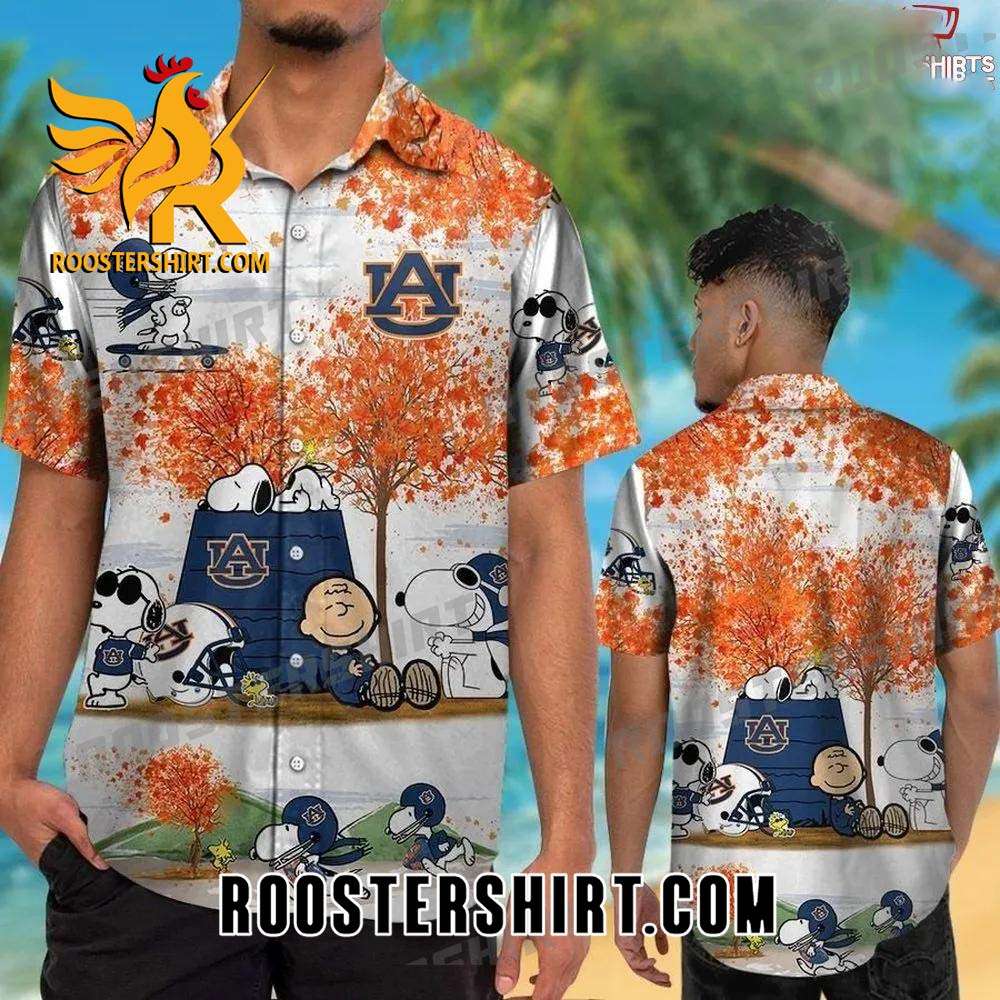 Quality Auburn Tigers Snoopy Autumn Hawaiian Shirt
