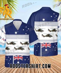 Quality Australian Army Airbus Helicopters Tiger Arh Hawaiian Shirt Man