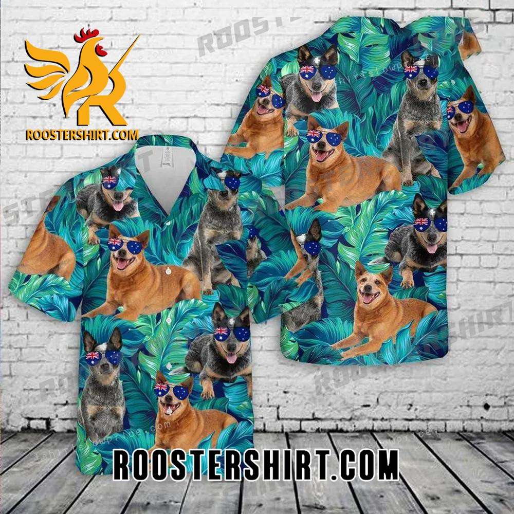 Quality Australian Cattle Dog Heeler, Australia Day Aloha Hawaiian Shirt