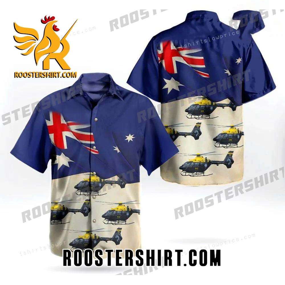 Quality Australian Fleet Air Arm 723 Squadron Ran Eurocopter Ec-135t-2+ Cheap Hawaiian Shirt