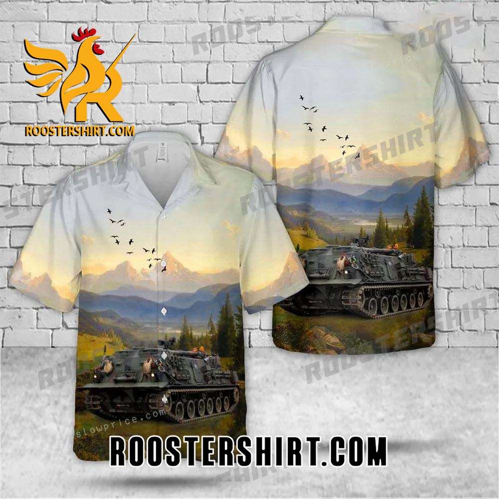 Quality Austrian Army Bergepanzer M 88a1 Hawaiian Shirt Cheap