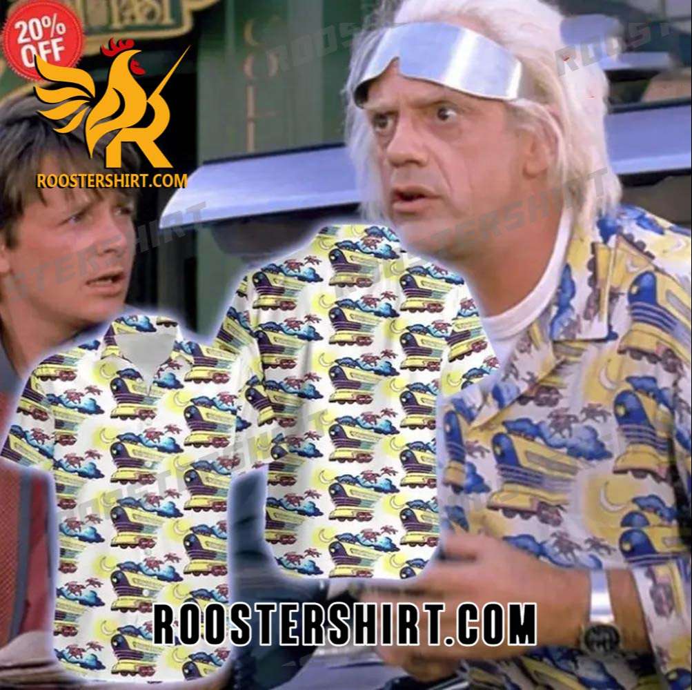 Quality Back To The Future Doc Brown All Over Print Summer Hawaiian Shirt
