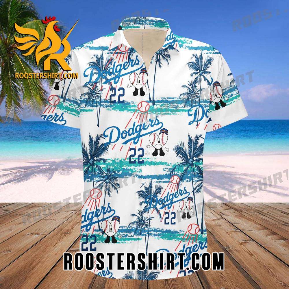 Quality Bad Bunny Dodgers Un Verano Sin Ti Bunny Dodgers Baseball Hawaiian Shirt
