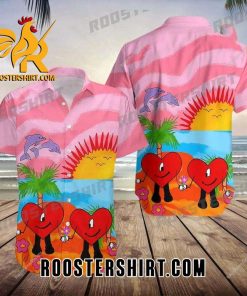 Quality Bad Bunny Hawaiian Shirt, Bad Bunny Worlds Hottest Tour Hawaiian Shirt