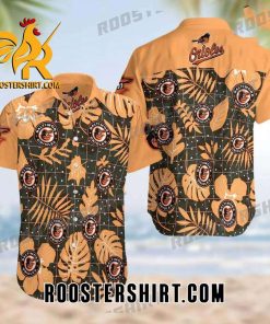 Quality Baltimore Orioles All Over Print Summer Short Sleeve Hawaiian Beach Shirt