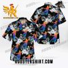 Quality Basketball Player All Over Print 3D Flowery Aloha Summer Beach Hawaiian Shirt – Black
