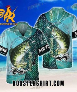 Quality Bass Fishing Blue Hawaiian Shirt Unique Hawaiian Shirt For Men Women