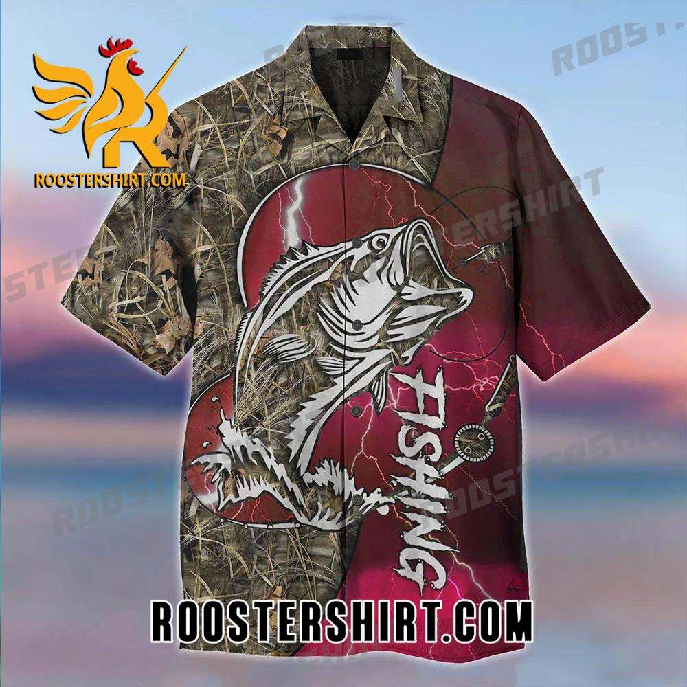 Quality Bass Fishing Sport 3D Hawaiian Shirt Bass Fishing Gift