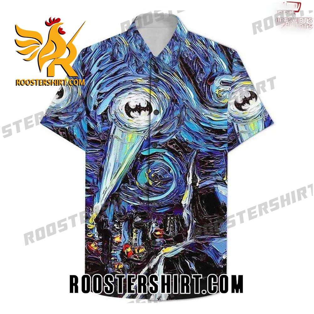 Quality Batman Starry Night Theme Hawaiian Shirt