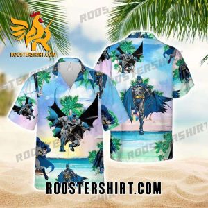 Quality Batman Tropical Flower Hawaiian Shirt