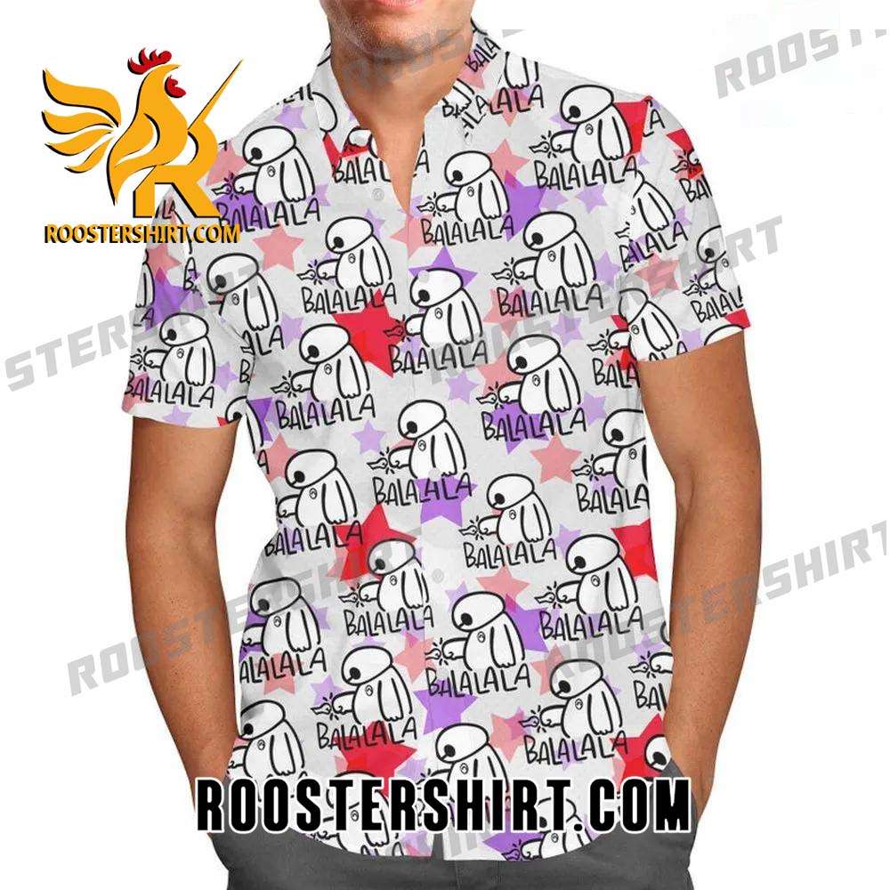 Quality Baymax Balala Big Hero 6 Disney Cartoon Graphics All Over Print 3D Hawaiian Shirt