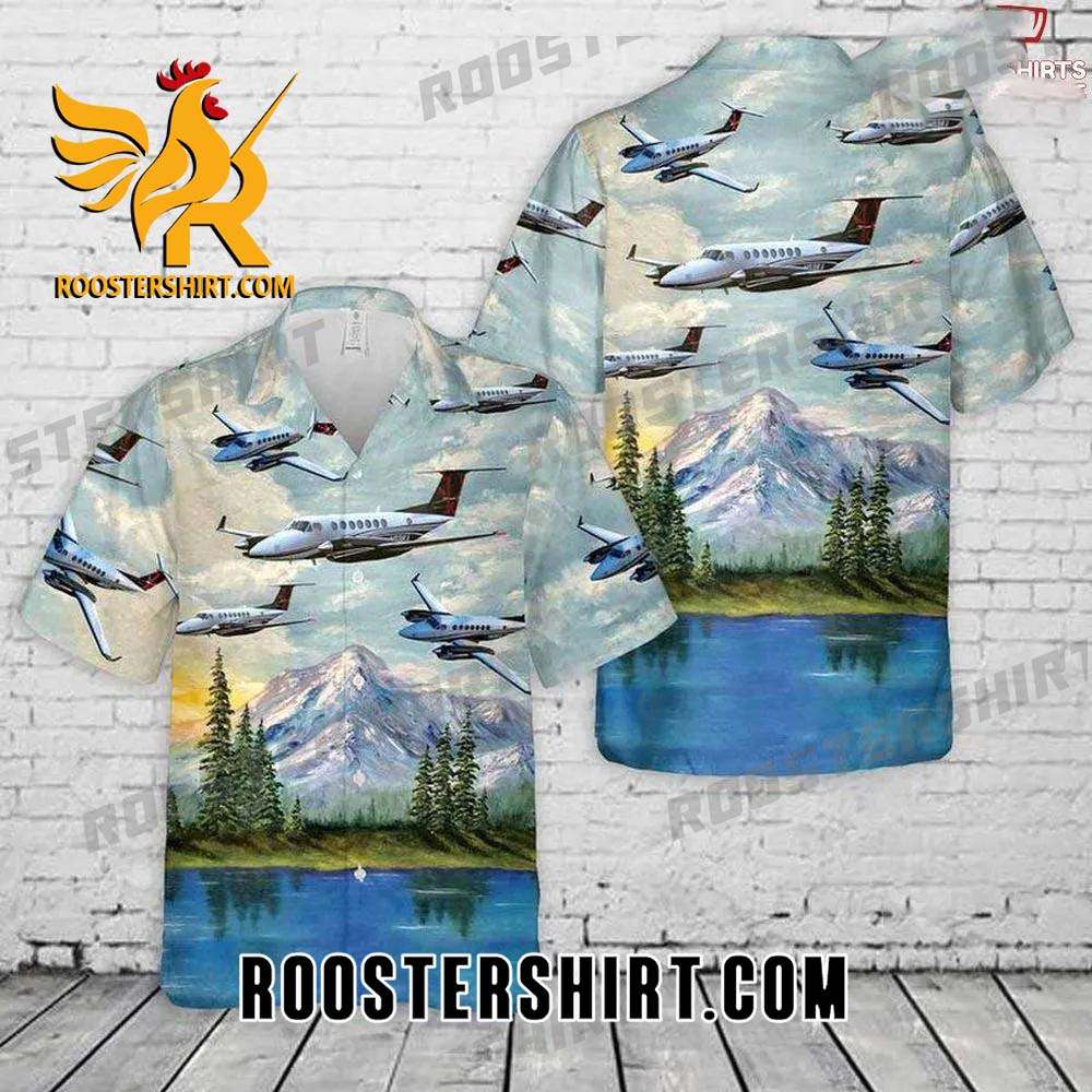 Quality Beechcraft King Air 350 Hawaiian Shirt