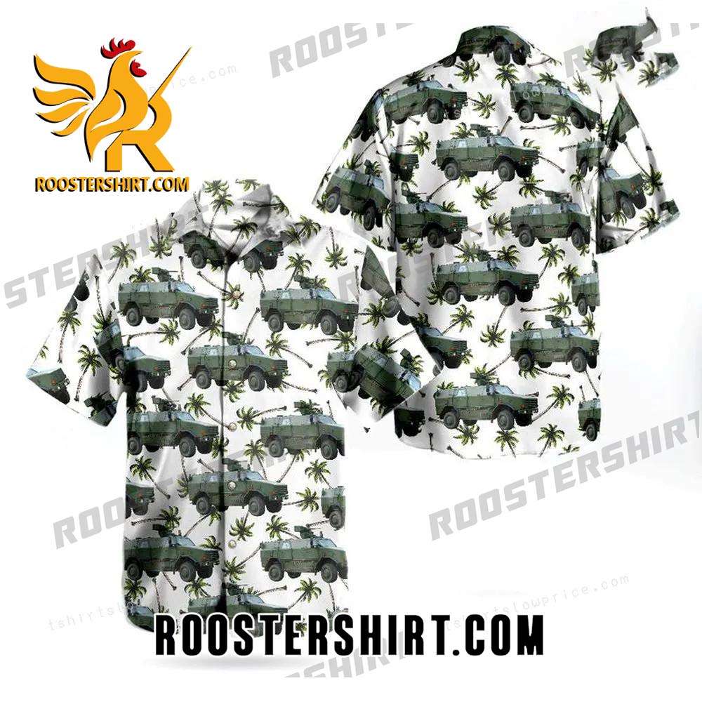 Quality Belgian Land Component Atf Dingo 2 Mppv Button Up Hawaiian Shirt