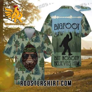 Quality Bigfoot Saw Me Camping Hawaiian Shirt Funny Camping Gift For Men And Women