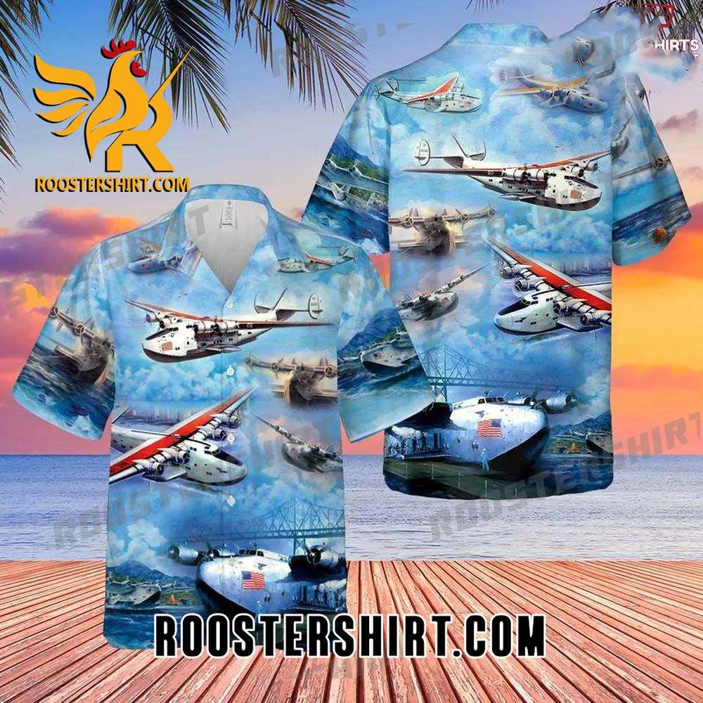 Quality Boeing 314 Clipper Hawaiian Shirt Man