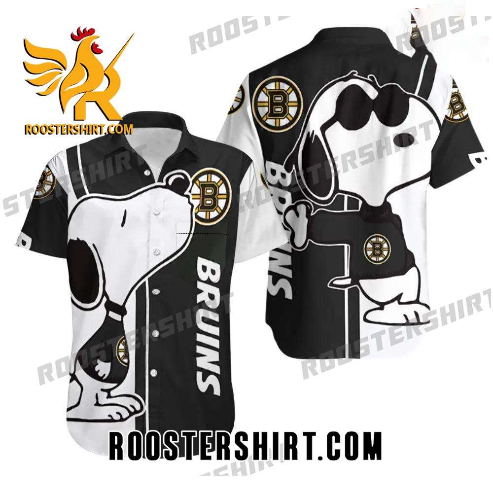 Quality Boston Bruins Snoopy Lover 3D Printed Hawaiian Shirt