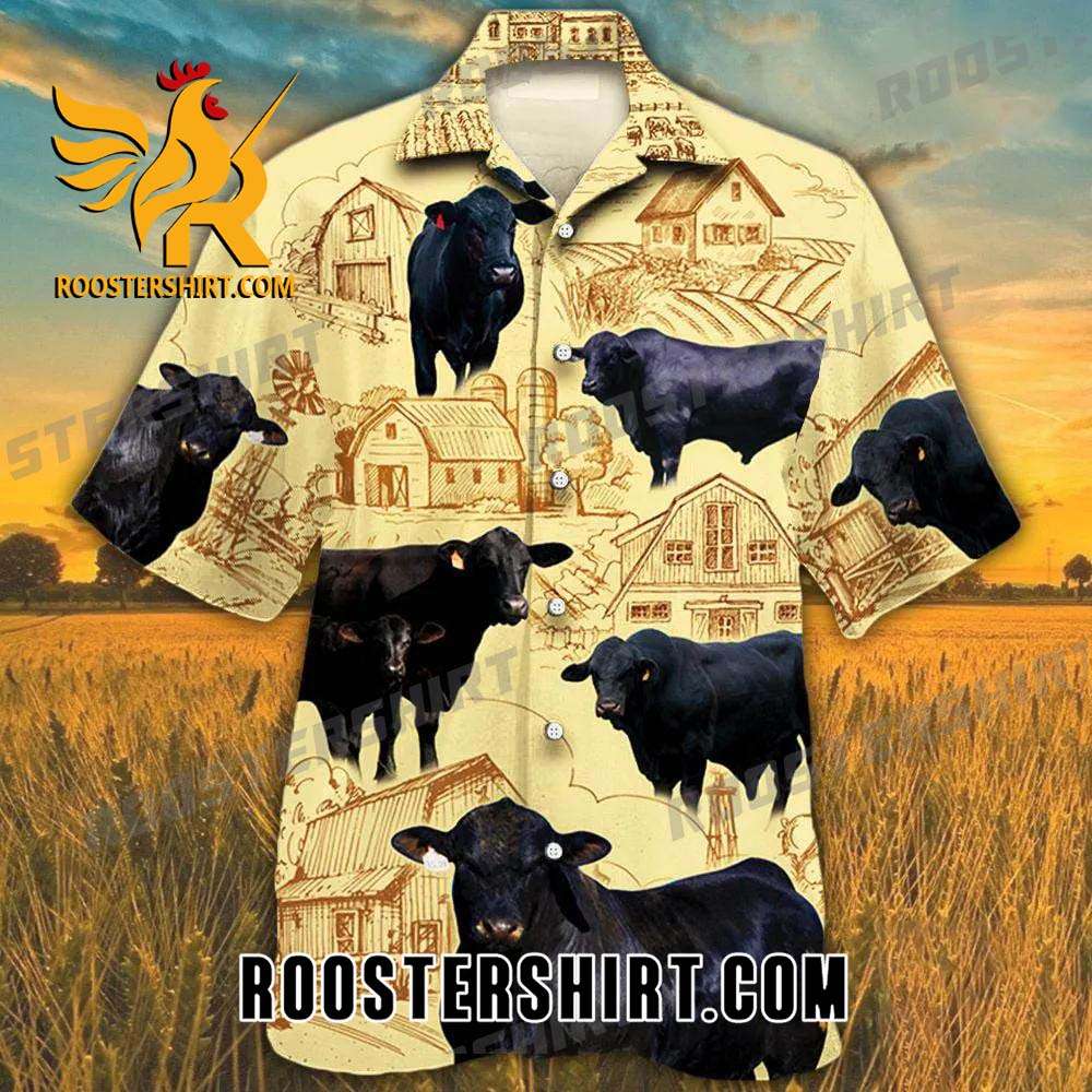 Quality Brangus Cattle Farm Hawaiian Shirt