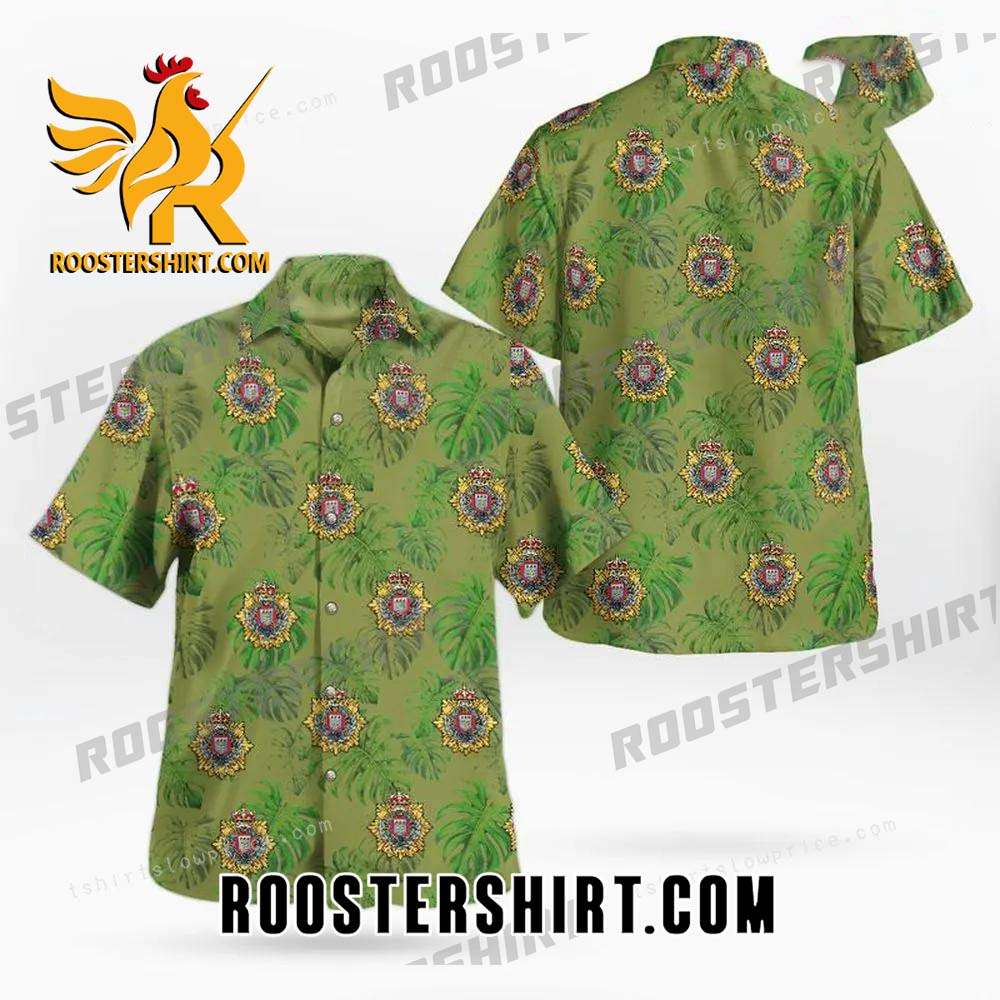 Quality British Army Royal Logistic Corps Aloha Hawaiian Shirt