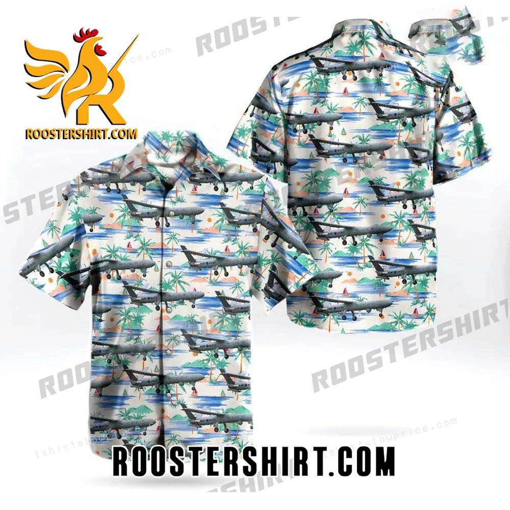 Quality British Army Thales Watchkeeper Wk450 Aloha Hawaiian Shirt