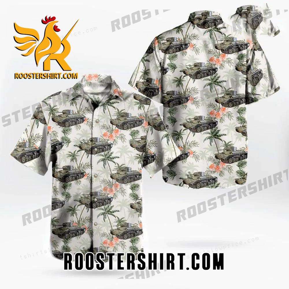 Quality British Army Valentine Tank Hawaiian Shirt Cheap