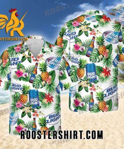 Quality Bud Light Aloha Hawaiian Summer Outfit