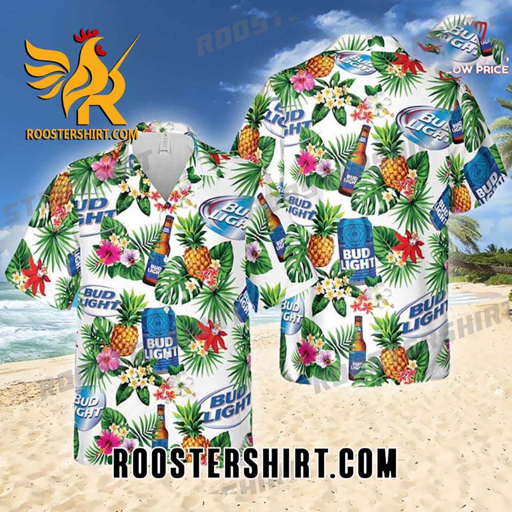 Quality Bud Light Aloha Hawaiian Summer Outfit